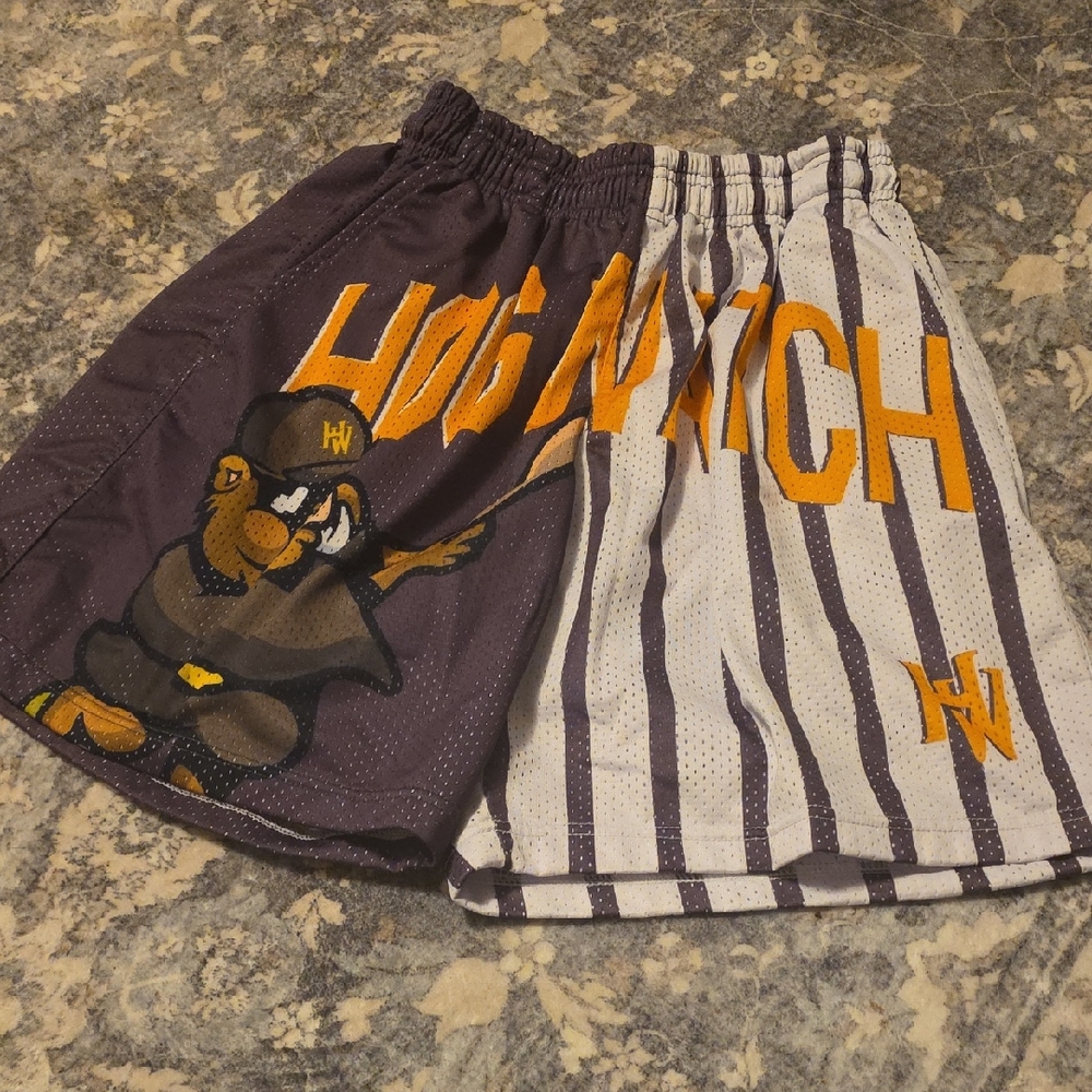 MLB Black and White Athletic Shorts